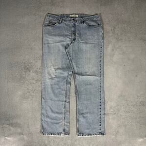 Lee Regular Fit Denim Jeans Light Wash - Size: 40x32